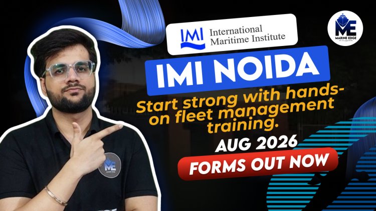 IMI Noida B.Tech Fleet Management 2026 – Admission, Fees & Career |Out now|Apply now