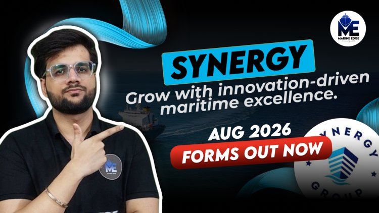 Synergy Marine Group Sponsorship 2026: DNS, B.Tech, B.Sc (Eligibility, Fees, Process) | Out Now